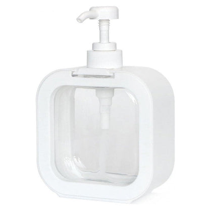 Snap Sink Dispenser Plastic Clear Empty Pump Lotion Bottles (1 Set) - Zidbik