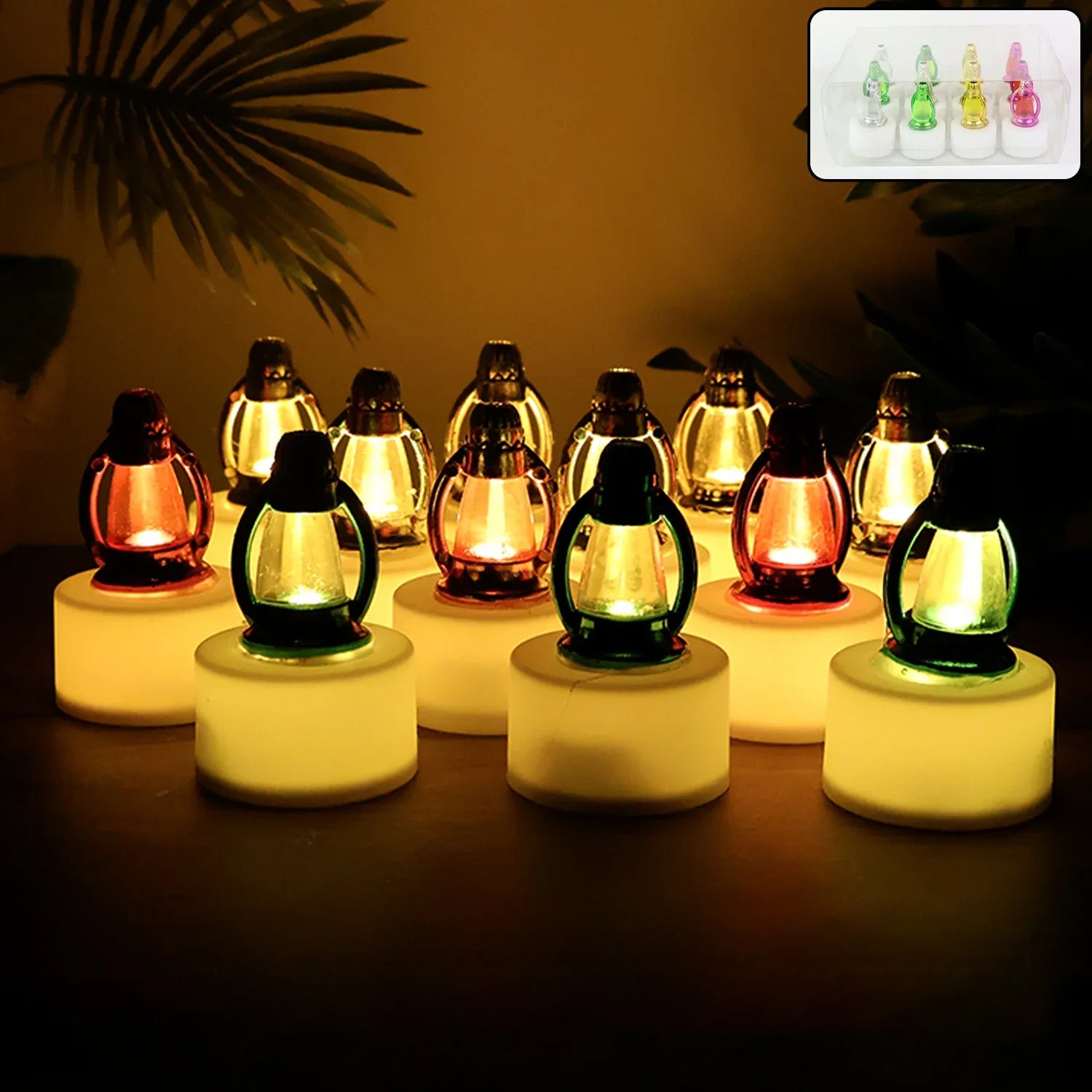 Led Decorative Candle Lamps (12 Pc) - Zidbik
