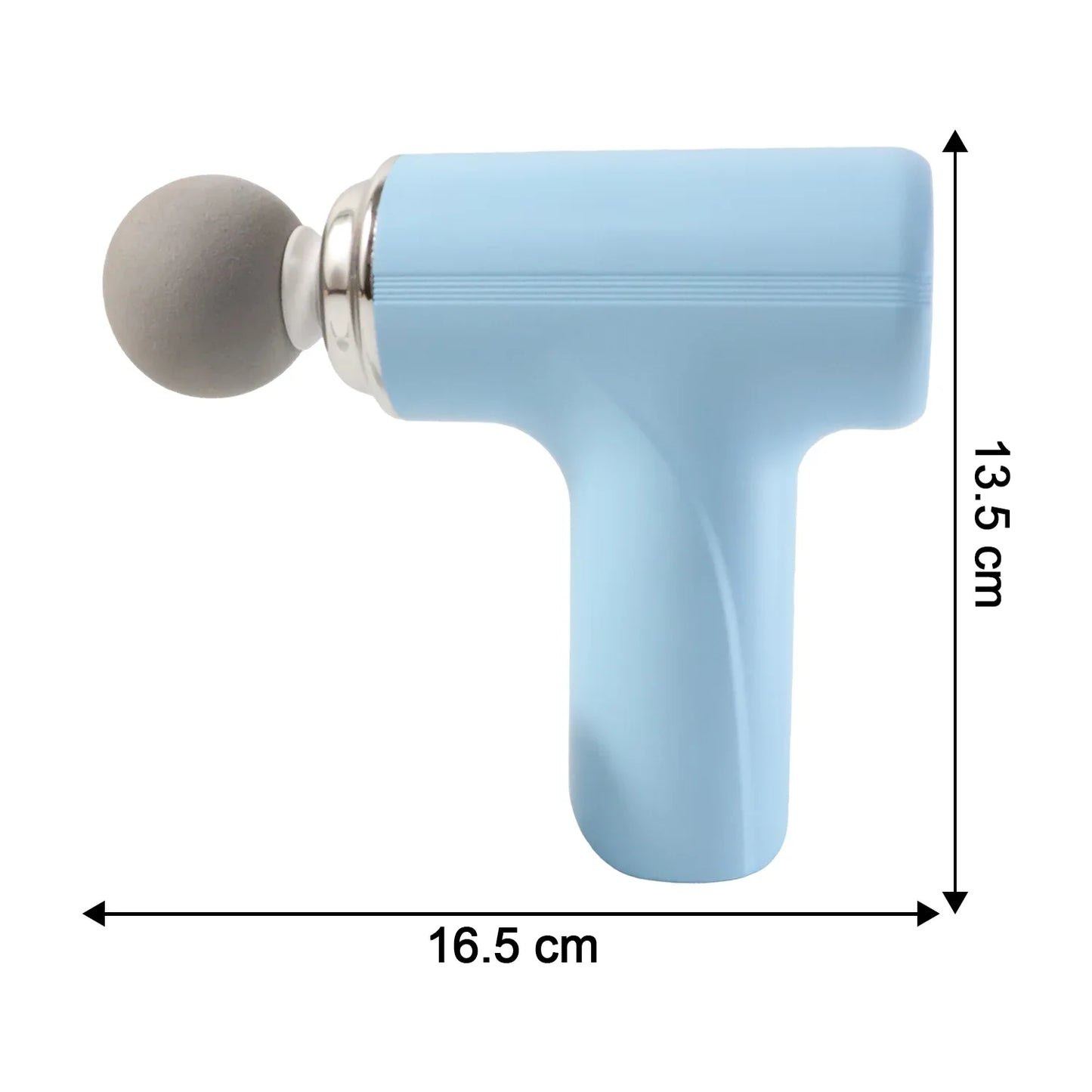 Electric Vibrating Massage Gun With Multiple Interchangeable Heads - Zidbik