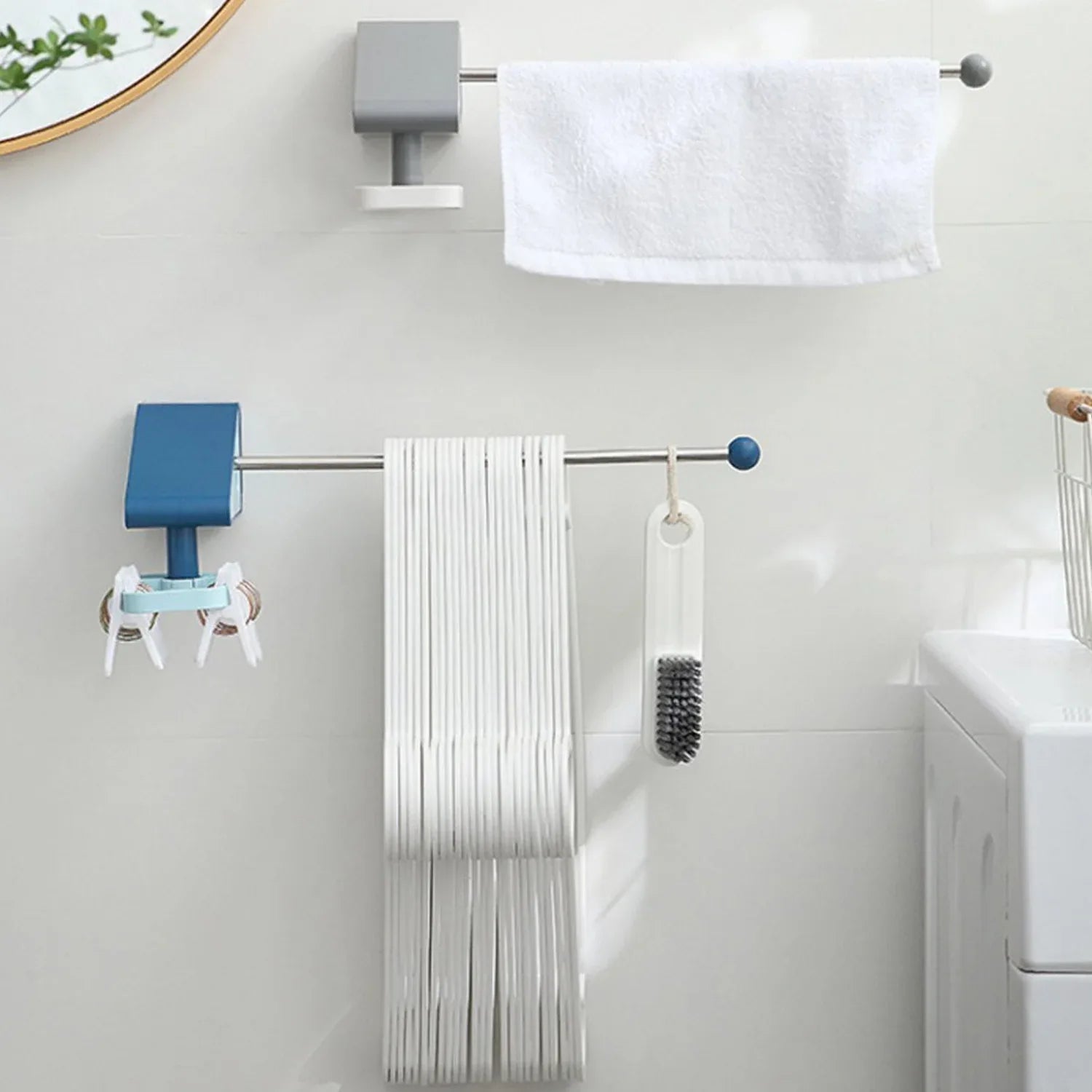 1699 Kitchen Utensil Holder Hooks Self Adhesive Utensil Hangers Racks Hooks. - Zidbik