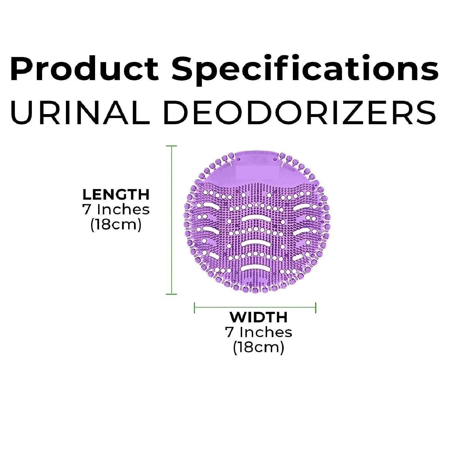 1310 Anti Splash Urinal Round Screen Mat - Zidbik
