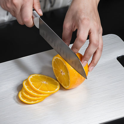 Premium Stainless Steel Cutting Board 229mm X 330mm (1 Pc) - Zidbik