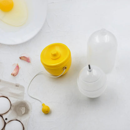 7156a Manual Egg Puller Scrambler Household White Egg Yolk Mixer Kitchen Tool Mix Manual Scrambler Convenient Without Breaking Eggs. - Zidbik