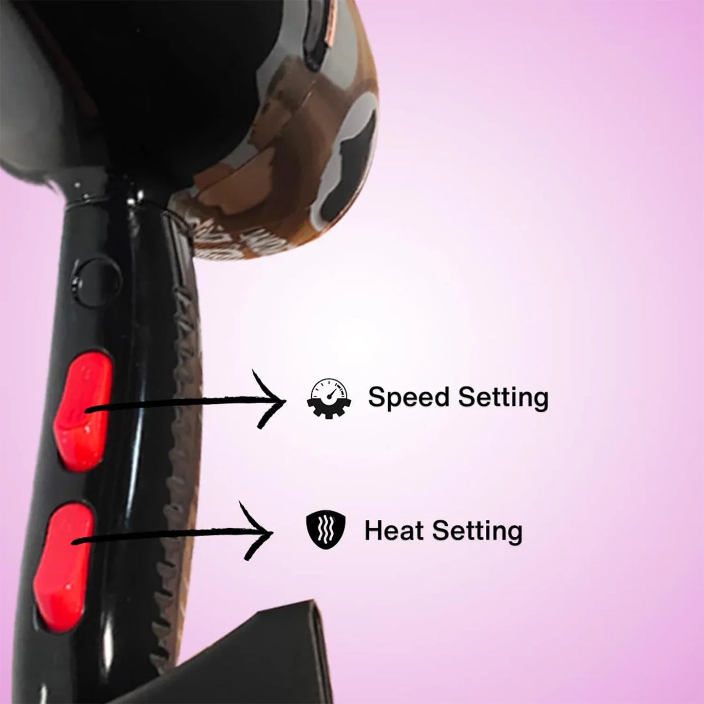 Orbit Professional Electric Hair Dryer With Concentrator Nozzle (1 Pc) - Zidbik