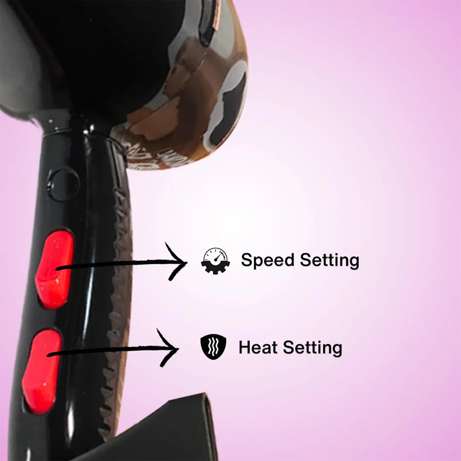 Orbit Professional Electric Hair Dryer With Concentrator Nozzle (1 Pc) - Zidbik