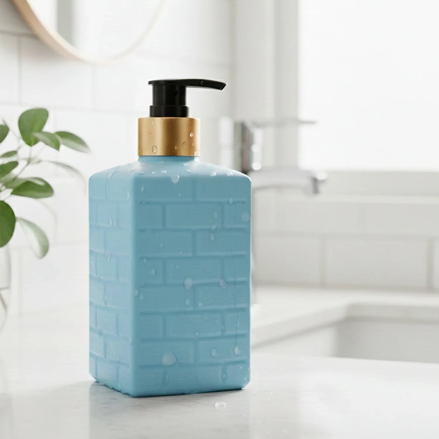 Plastic Soap Dispenser Pump Bottle (1 Pc) - Zidbik