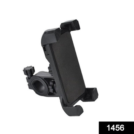 1456 Bike Phone Mount Anti Shake And Stable Cradle Clamp With 360 Rotation - Zidbik