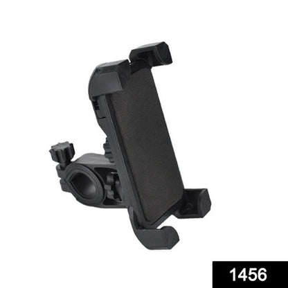 1456 Bike Phone Mount Anti Shake And Stable Cradle Clamp With 360 Rotation - Zidbik