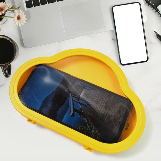Smartphone  Mobile Stand Waterproof Case Smartphone Stand Case (1 Pc  Yelllow Colour) - Zidbik