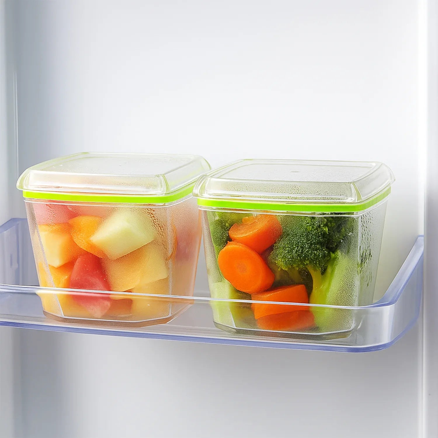 Food Storage Container Set With Leak-proof Lid (500 Ml 2 Pc) - Zidbik
