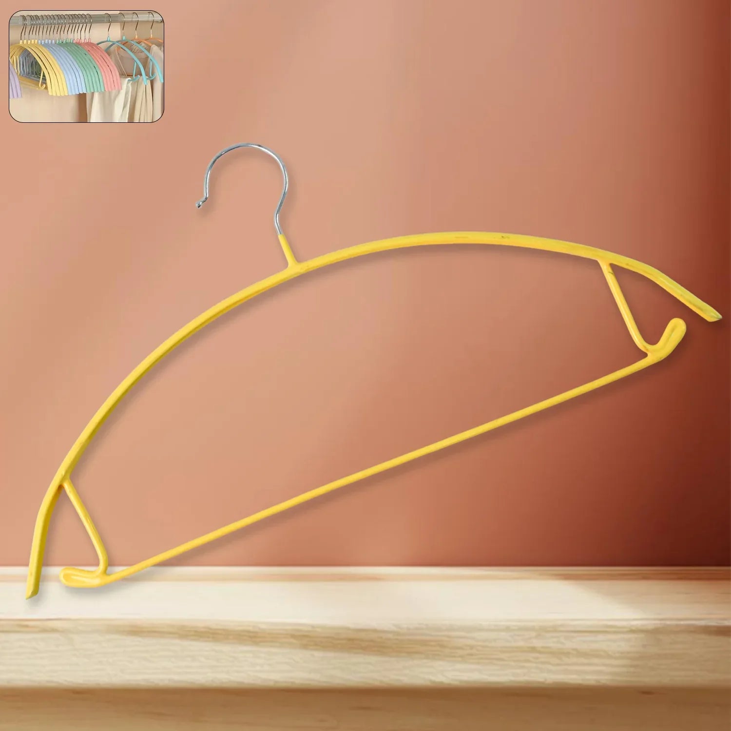 Premium Heavy Duty Multipurpose Clothes Hanger Metal Hook Cloth Hanger (1 Pc) - Zidbik