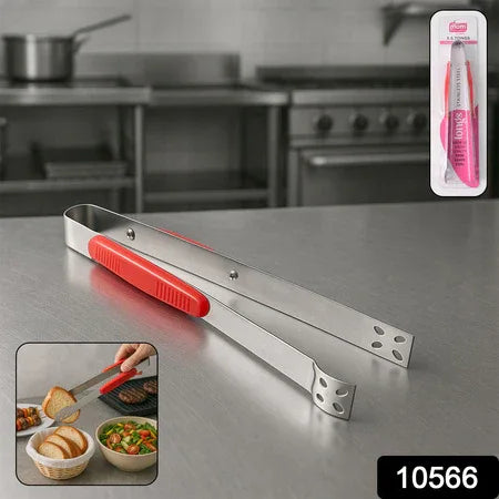 Supermom Premium Stainless Steel Multipurpose Kitchen Tongs (1 Pc) - Zidbik