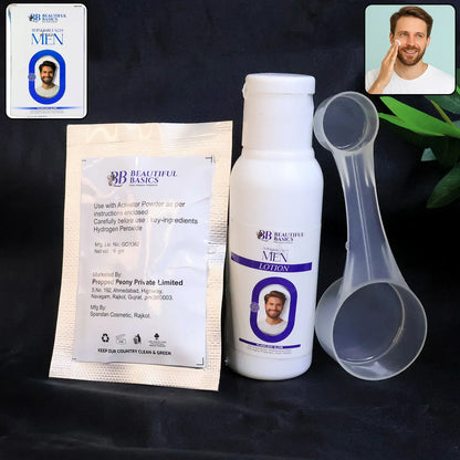 Beautiful Basics Mens Simple Bleach Cream Kit (1 Set) - Zidbik