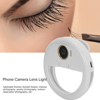 Selfie Flash Ring Light With 3 Level Of Brightness (1 Pc) - Zidbik
