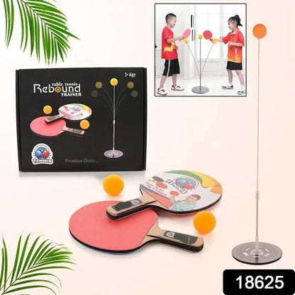 Portable Wiff Waff Rebound Table Tennis Trainer Set (1 Set) - Zidbik