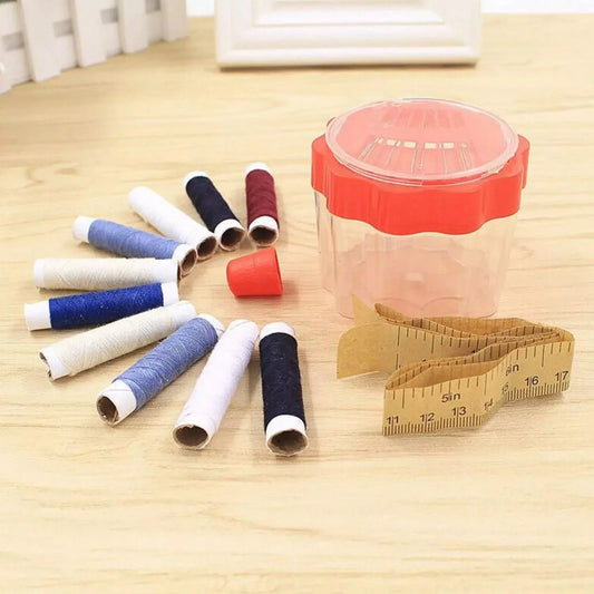6050 24 Pc Sewing Box Used In Storing Of Thread Roles And Sewing Stuff Including All Home Purposes. - Zidbik