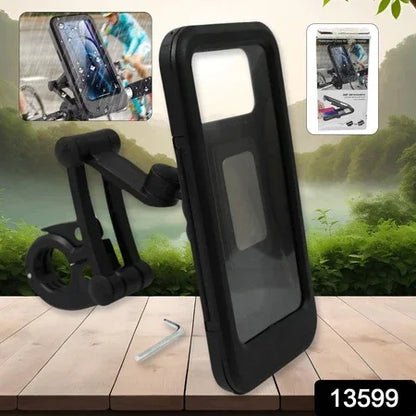 360 Rotation Bike Phone Mount Waterproof Cell Phone Holder (1 Pc) - Zidbik