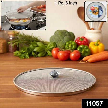 Stainless Steel Fine Mesh Food Net Cover Lid 8 Inch - Zidbik
