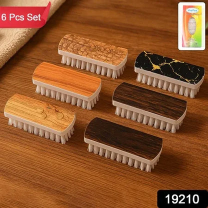 Veepee Heavy-duty Cloth Washing Brush Set 6 Pcs - Zidbik