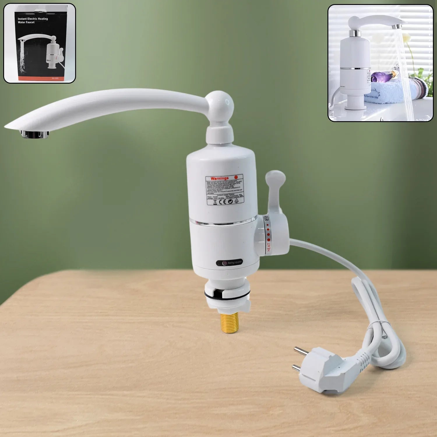 1684 Instant Heating Electric Water Heater Faucet Tap - Zidbik