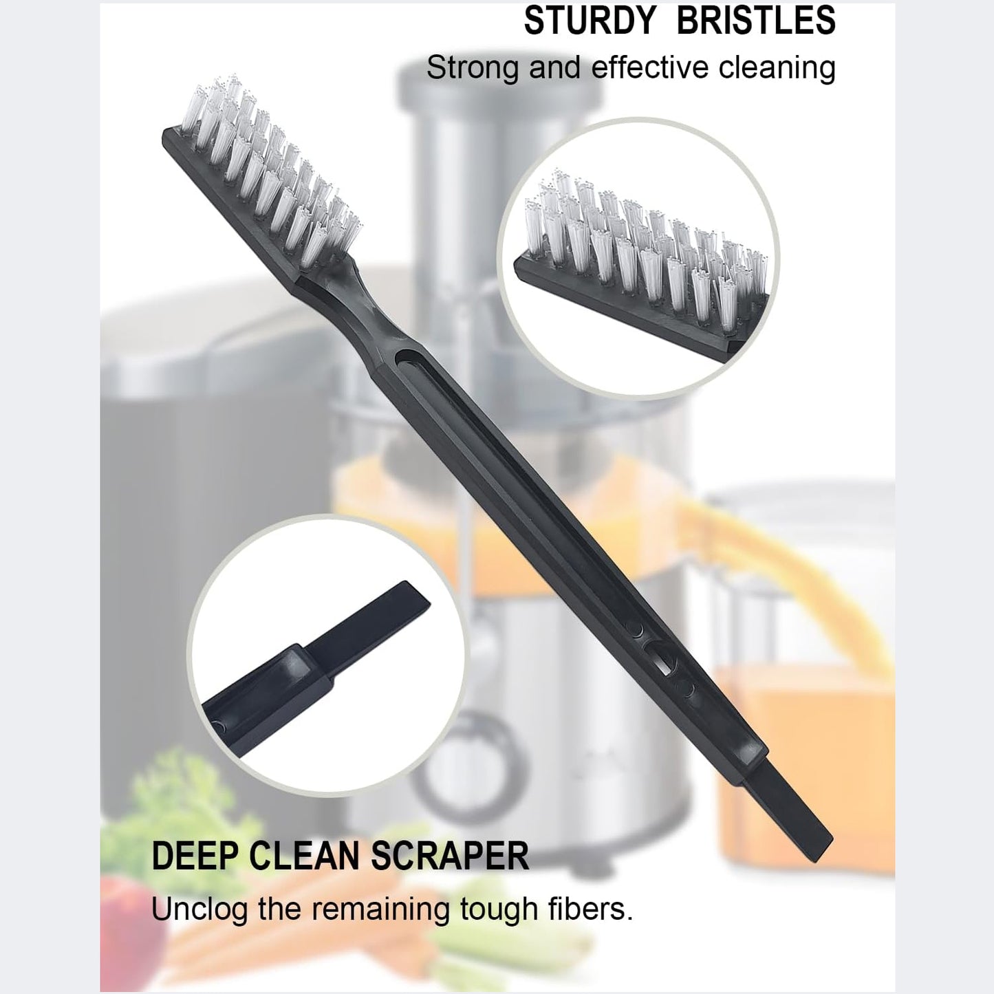 Multifunctional Cleaning Brush Juicer Cleaning Brushes (1 Pc) - Zidbik