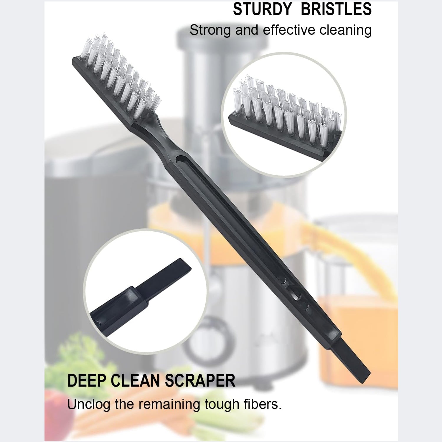 Multifunctional Cleaning Brush Juicer Cleaning Brushes (1 Pc) - Zidbik