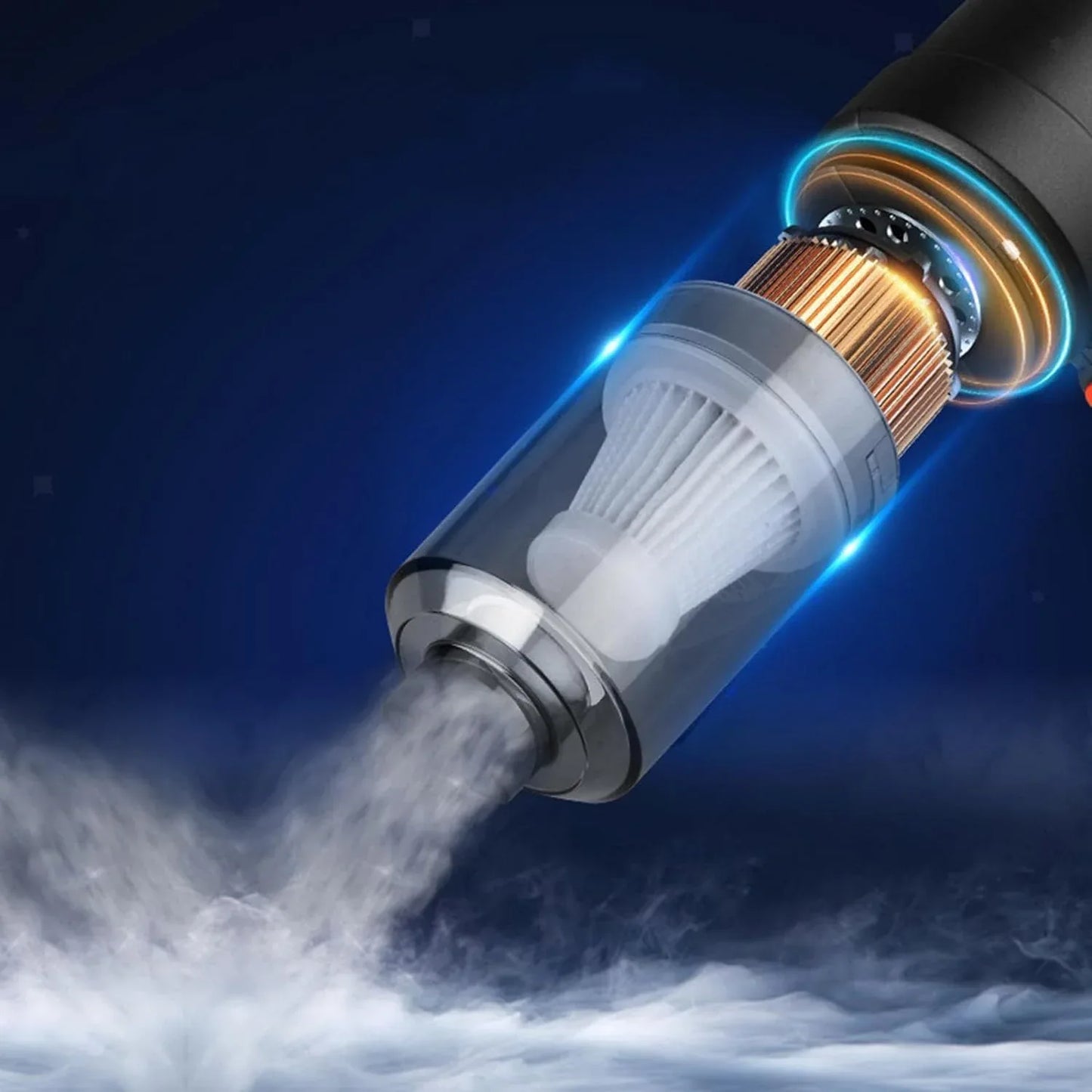 0390 Vacuum Cleaner Dust Collection 2 In 1 Car Vacuum Cleaner High-power Handheld Wireless Vacuum Cleaner Home Car Dual-use Portable Usb Rechargeable Mini Car Vacuum For Vehicle Home And Office - Zidbik