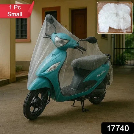Small Disposable Plastic Activa Cover (1 Pc) - Zidbik
