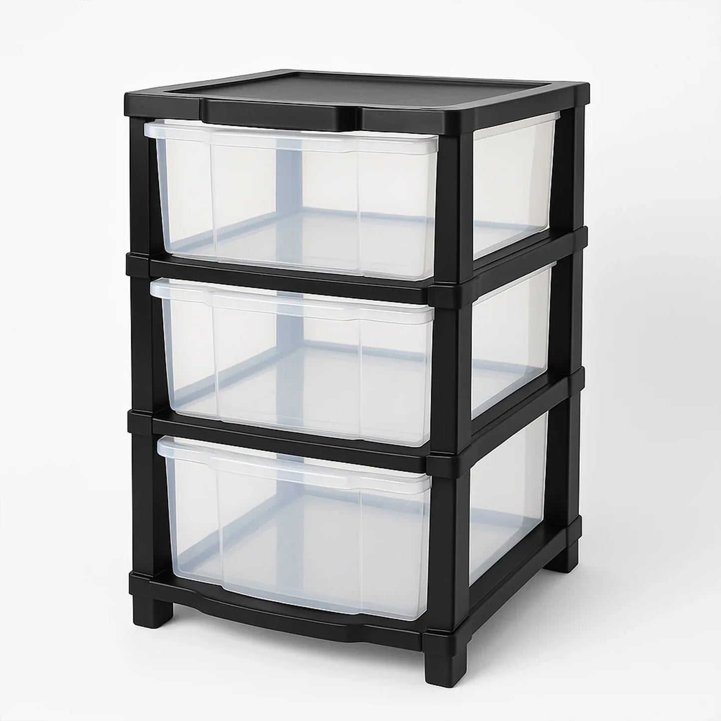 3-layer Classic Transparent Drawer Storage Organizer - Zidbik