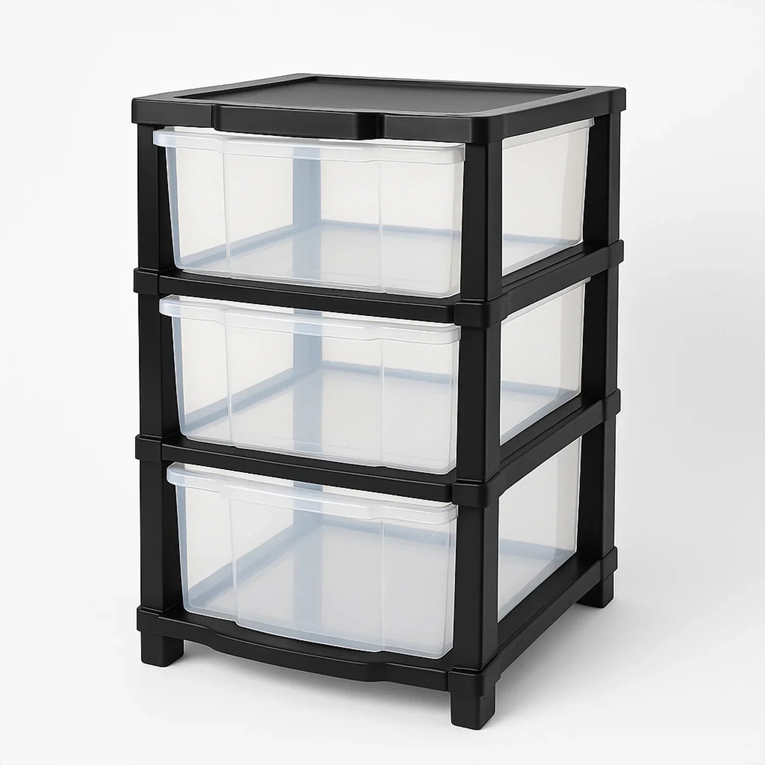 3-layer Classic Transparent Drawer Storage Organizer - Zidbik