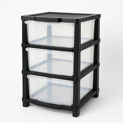 3-layer Classic Transparent Drawer Storage Organizer - Zidbik