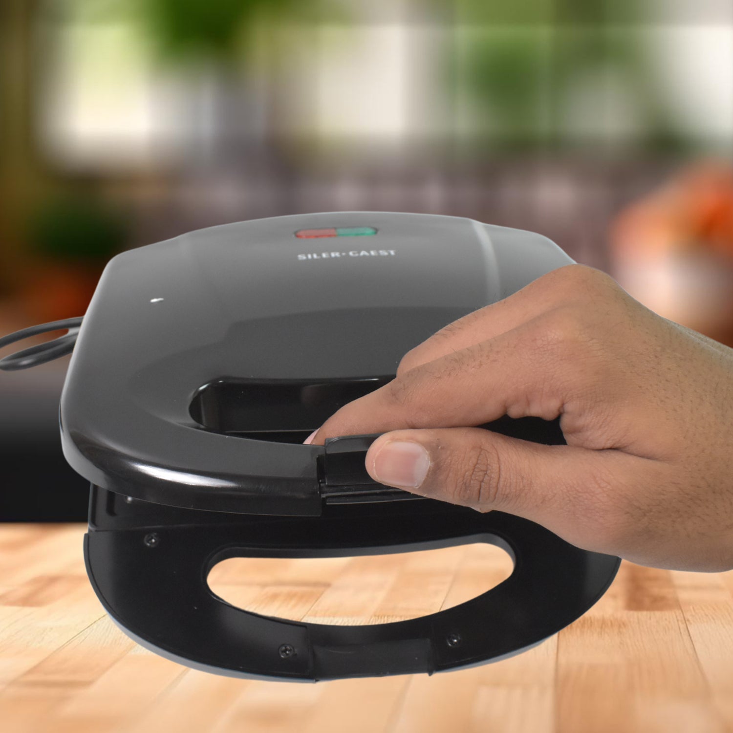 2818 Sandwich Maker Makes Sandwich Non-stick Plates Easy To Use With Indicator Lights - Zidbik