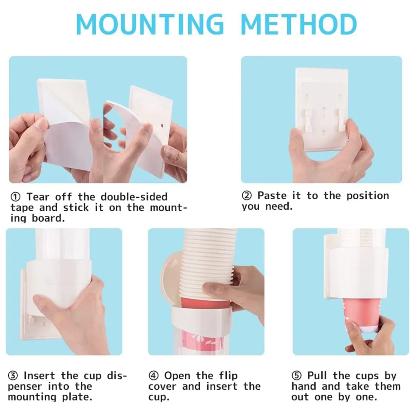 Automatic Paper Cup Dispenser Holder (1 Pc) - Zidbik