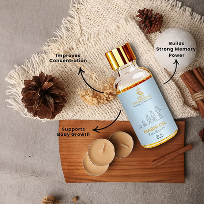 Ved Sanjeevani Nabhi Oil For Kids Growth (30ml  1 Pc) - Zidbik