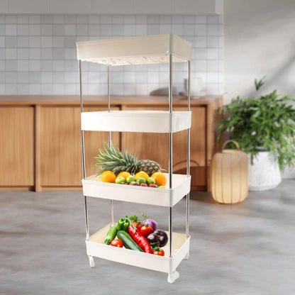 4 Layer Kitchen Rack For Holding And Placing Types Of Things - Zidbik
