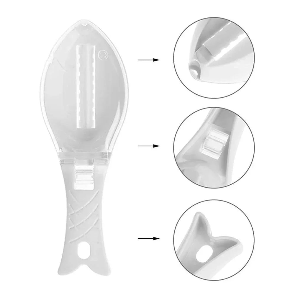 2371 Fish Scale Scraper Peeler Fish Tools Kitchen - Zidbik