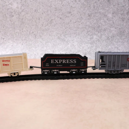 Toy Train Set For Kids Battery Operated Train With Track Set - Zidbik