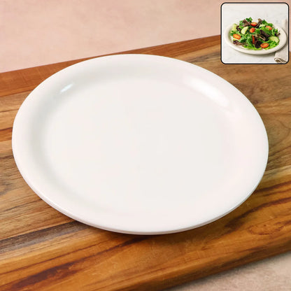 Plastic Round Dinner Serving Plate 19 Cm (1 Pc) - Zidbik