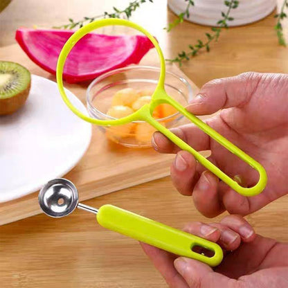 8154 2 In 1 Kitchen Tool - Soft Fruit Peeler And Baller - Avocado Papaya Watermelon Honey Dew - Kitchen Gadget Tool (1 Pc) - Zidbik