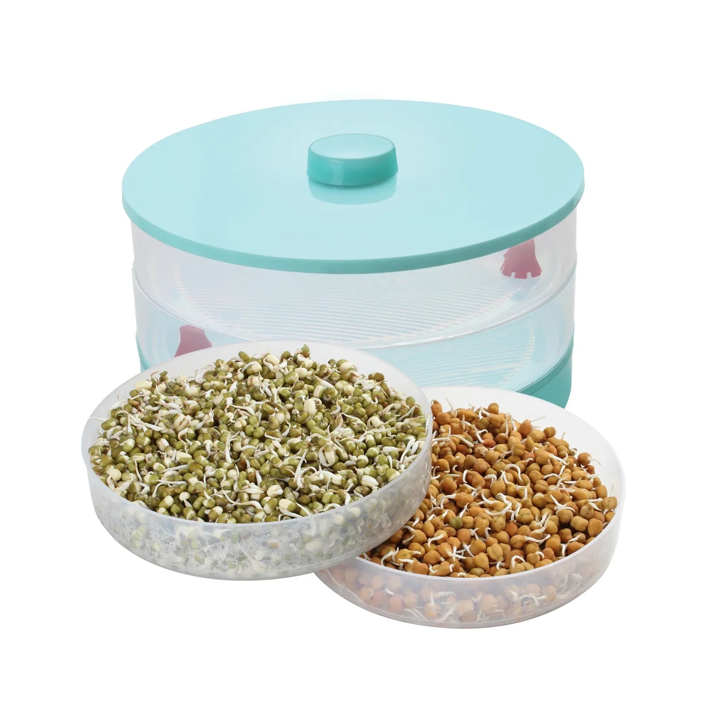 8109 Ganesh Sprout Maker Bean Bowl (1800 Ml) - Zidbik