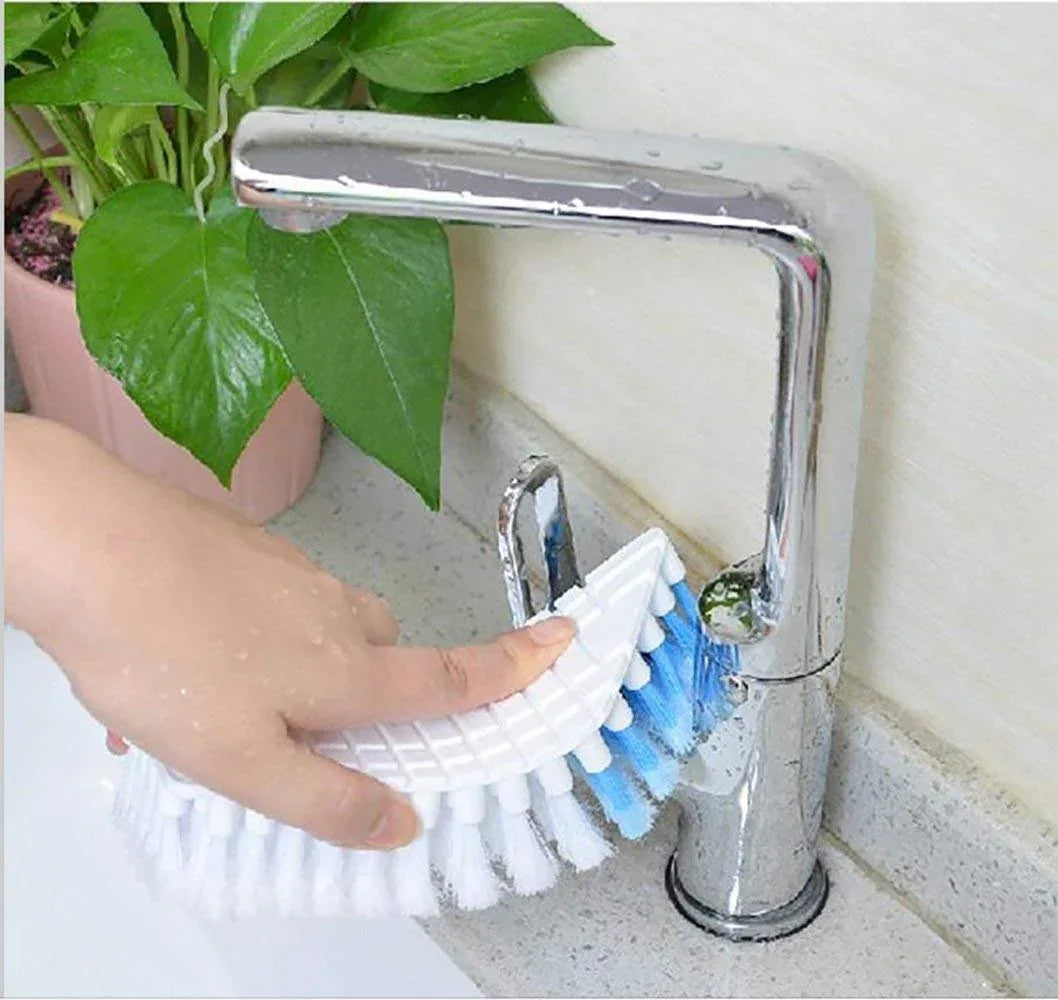 Flexible Plastic Cleaning Brush For Home Kitchen And Bathroom - Zidbik
