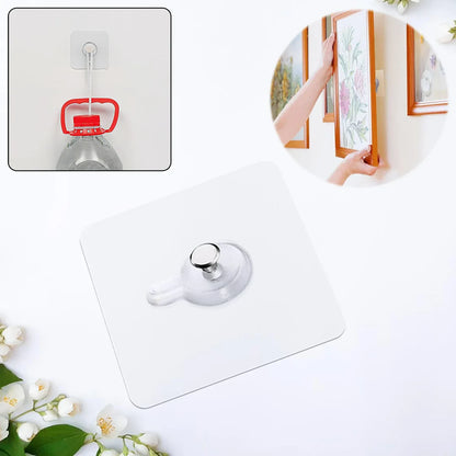 Multipurpose Adhesive Damage-free Photo Frame Wall Hooks (1 Pc) - Zidbik