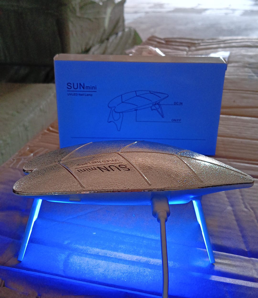 12914 Mini Nail Lamp 6w 6 Led Uv Nail Dryer With Usb Cable For Gel Nail Polish Nail Art Tools For Starters Home Diy Professionals Salon Manicure (1 Pc) - Zidbik