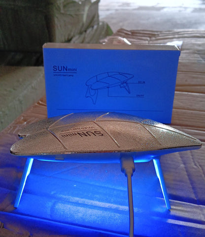 12914 Mini Nail Lamp 6w 6 Led Uv Nail Dryer With Usb Cable For Gel Nail Polish Nail Art Tools For Starters Home Diy Professionals Salon Manicure (1 Pc) - Zidbik