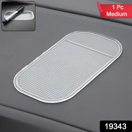 Medium Transparent Anti-slip Car Dashboard Mat (1 Pc) - Zidbik