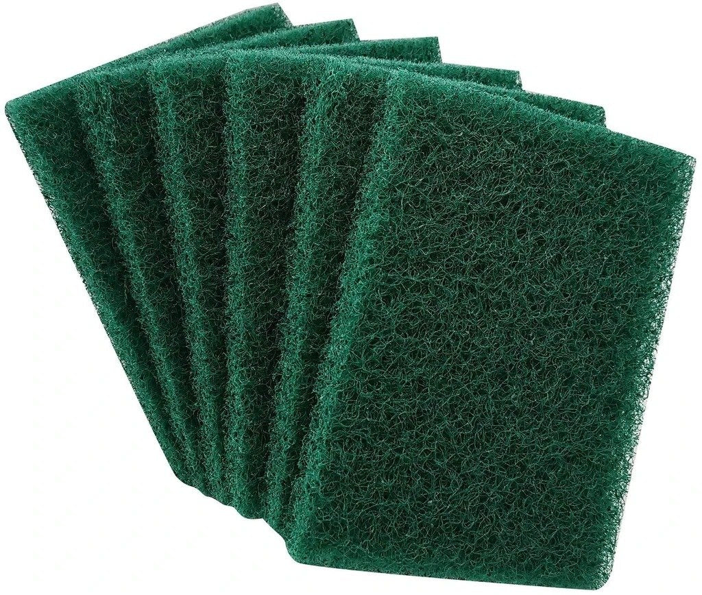 3438 Scrub Sponge Cleaning Pads Aqua Green - Zidbik