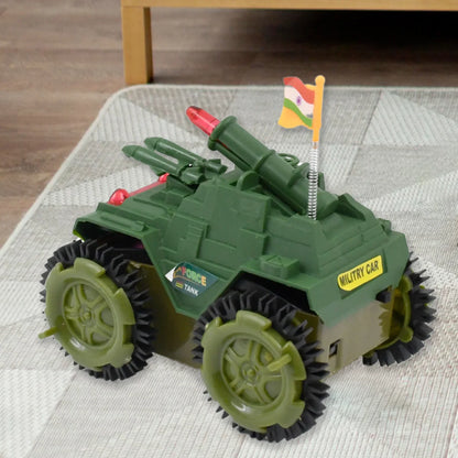4455 Childrens Joy Tumbling Tank Toy Car - Zidbik