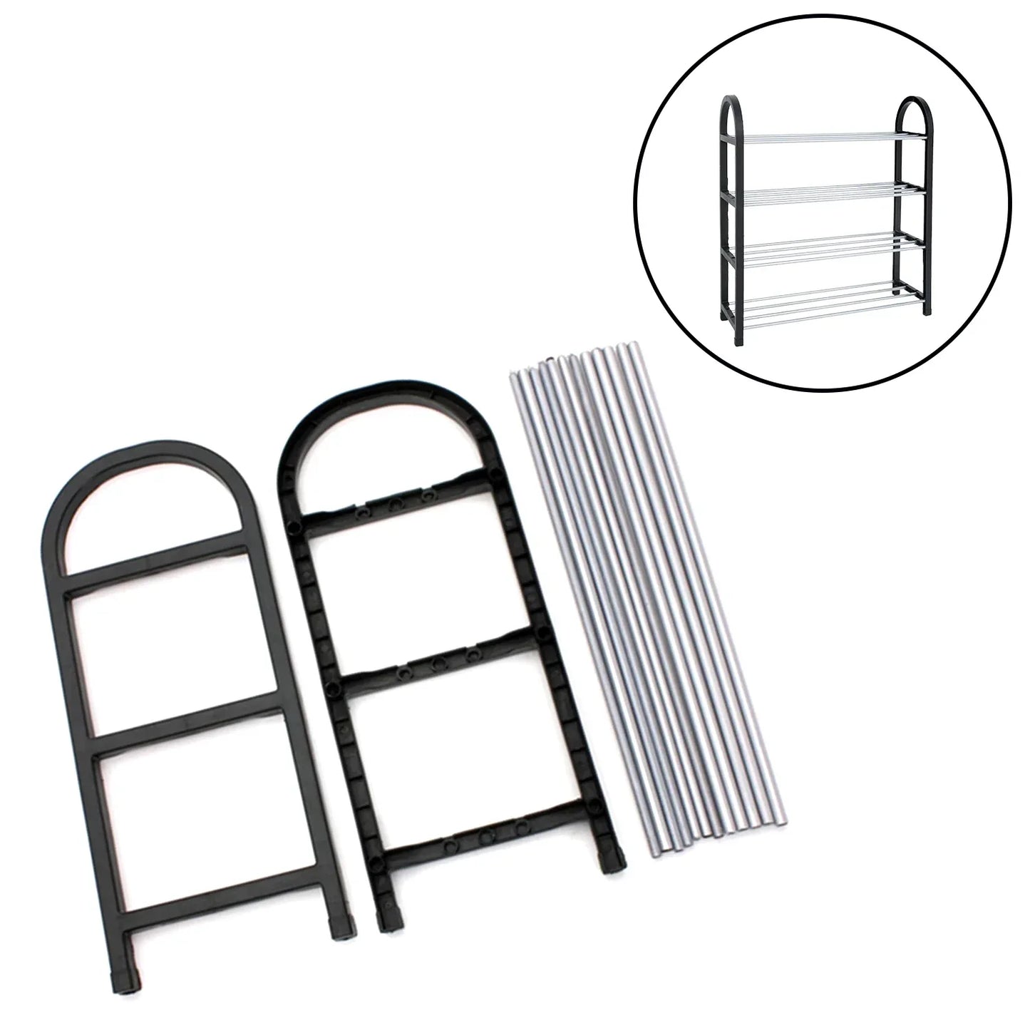 9106 4 Shelves Shoe Rack - Zidbik