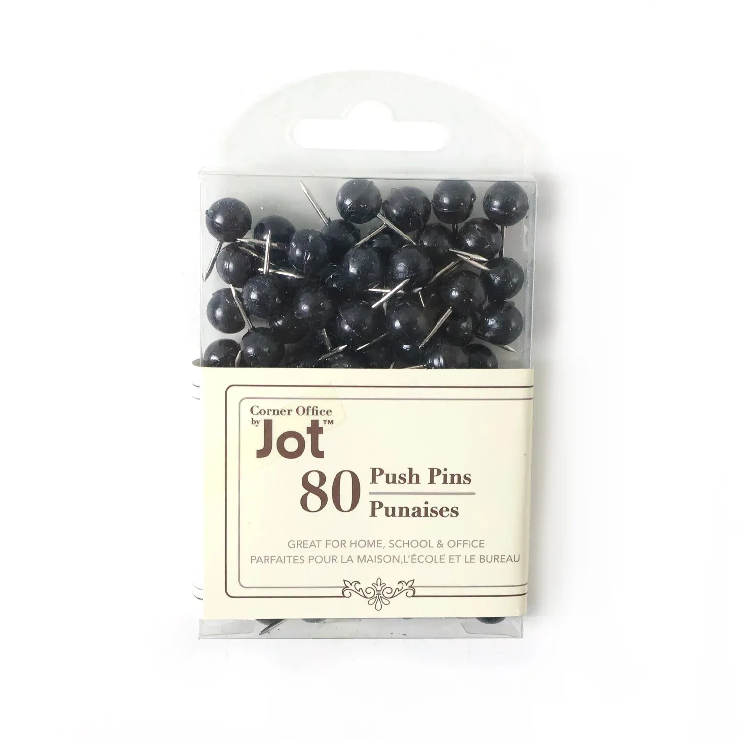 Round Head Push Pins (80 Pc Set) - Zidbik