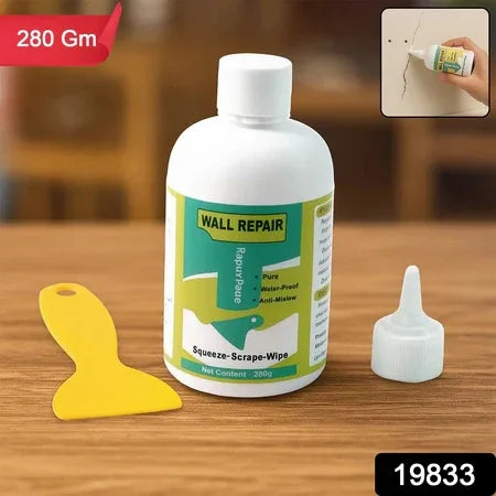 Wall Crack Repair Cream With Scraper - (Set) - Zidbik